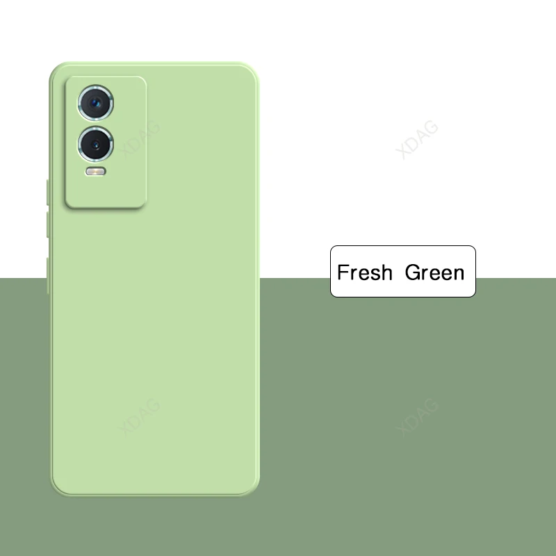 Vibrant Candy Color Soft Silicone Shockproof Phone Case