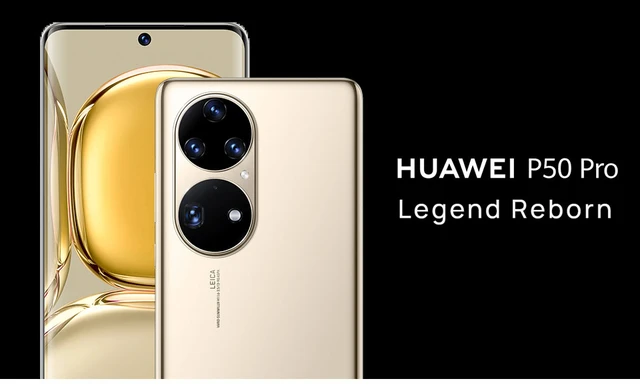Huawei-スマートフォン,P50 pro,4g,6.6インチ,120hz,ハーモニカ ...