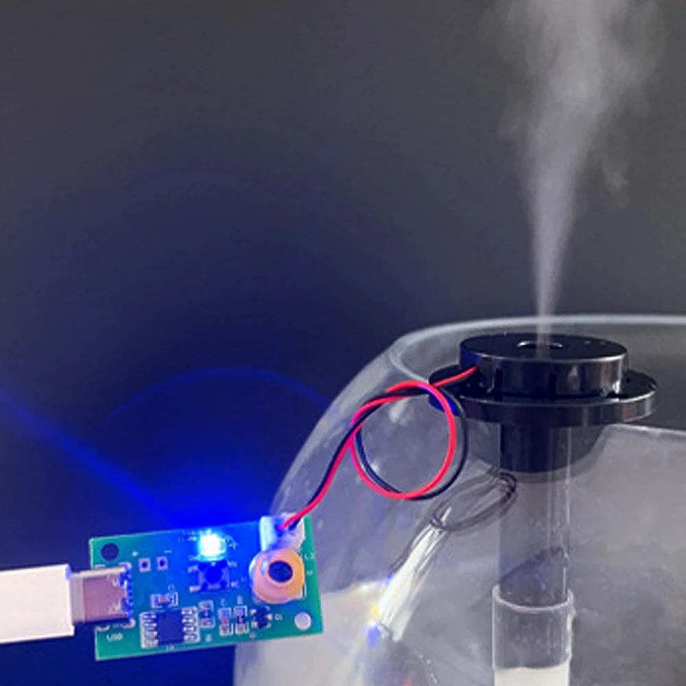 Description Picture 3 of itemUSB Mini Humidifier DIY Kits Mist Maker and Driver Circuit Board Ultrasonic Atomization Control Board Type C Interface