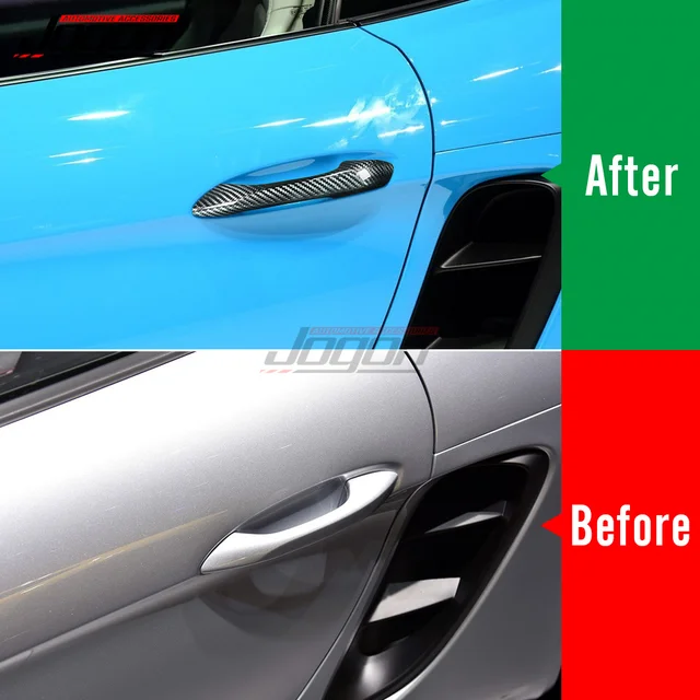 ポルシェ 718 ケイマン リアルカーボンミラー&ドアカバー