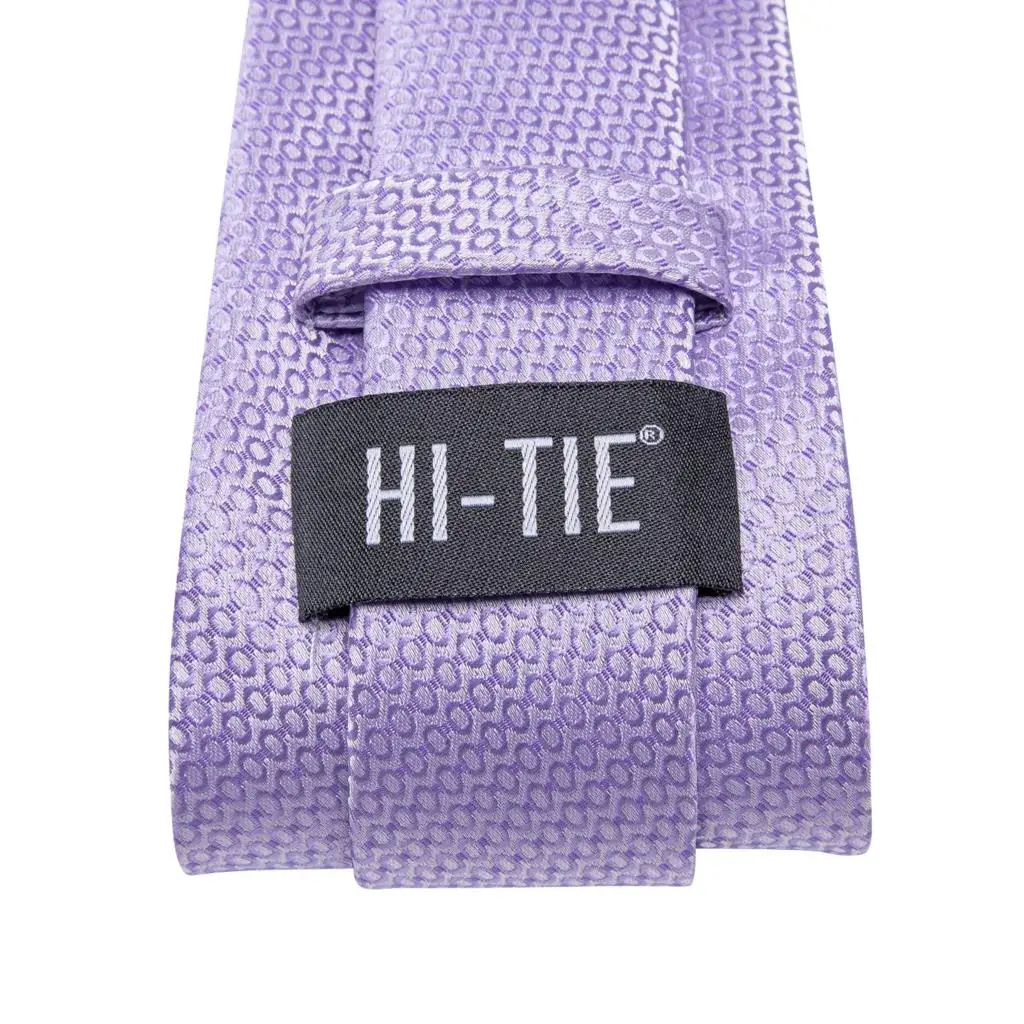 Hi-Tie Purple Solid Elegant Men Tie Sage Green Silk Necktie For Men Hanky Cufflink Wedding Party Business Fashion Brand Designer