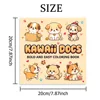 CUTE DOGS Bold-easy Patterns Coloring Book for Adults Cute Drawing Book Perfect Gift for Party and Birthday 2