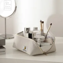 

European-Style Simple Lazy Cosmetic Bag Business Trip Waterproof Beauty Professional Storage Bag Portable Storage Wash Bag