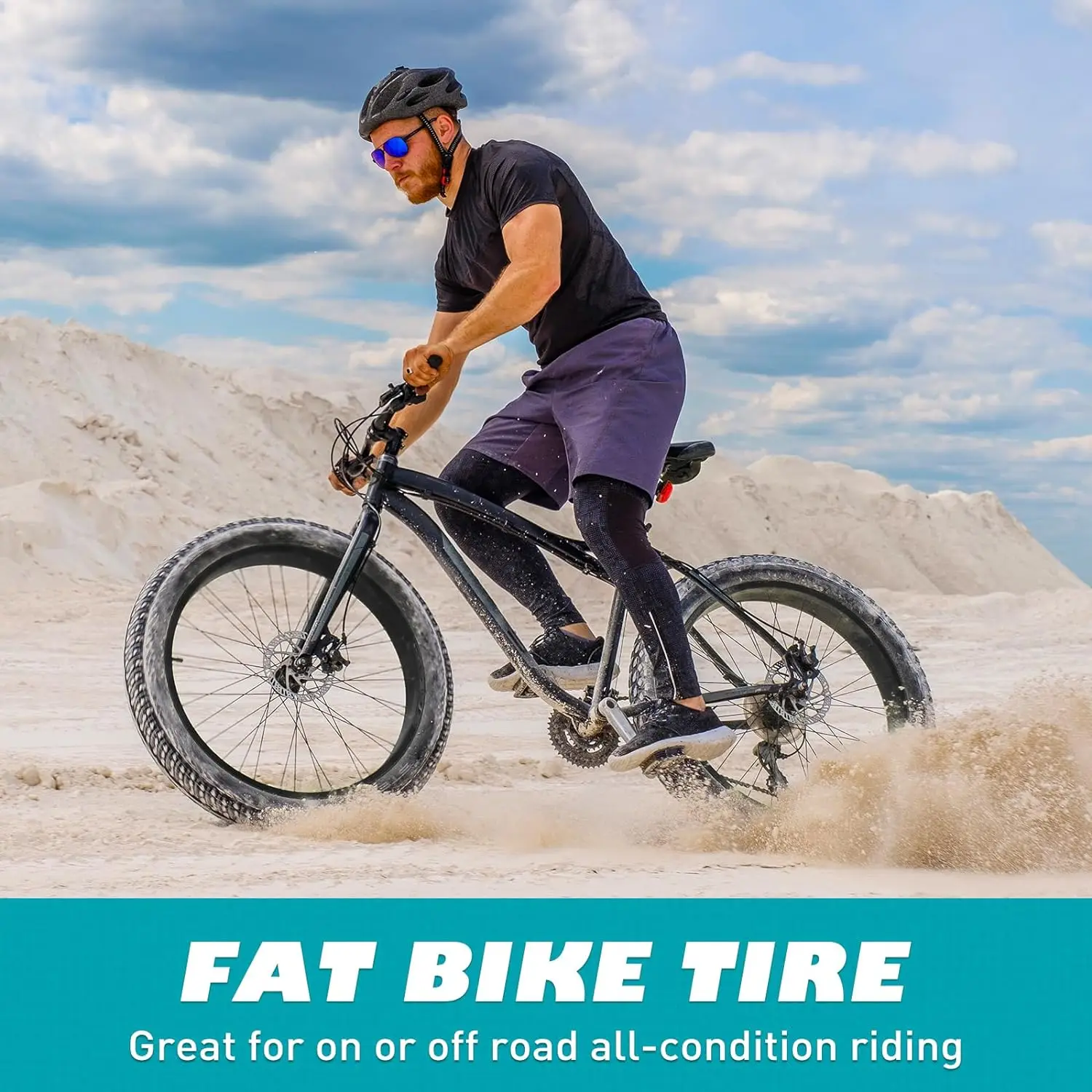 E Bikes 20x4 26x4 E-Bike Fat Tires Heavy Duty All-Terrain Set