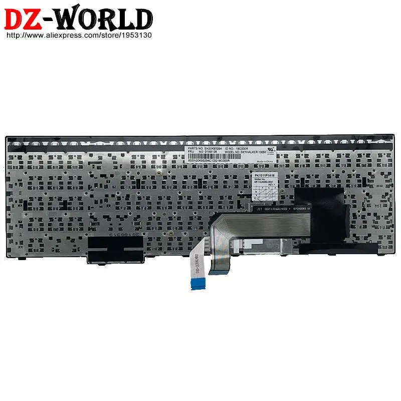 Azerty be Belga fr Francês es Espanhol Teclado para Lenovo Thinkpad E570 E570c E575 Laptop 01ax126 01ax131 01ax210 - Imagem 2