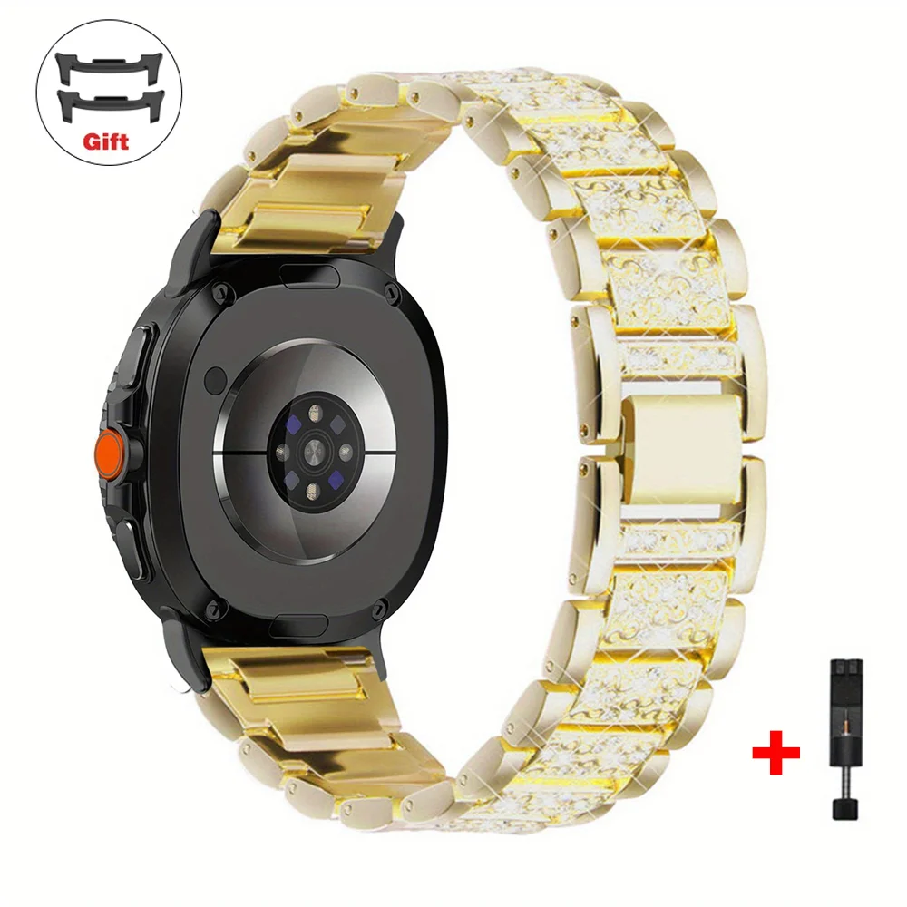 Diamond Bling Stainless Steel Bracelet