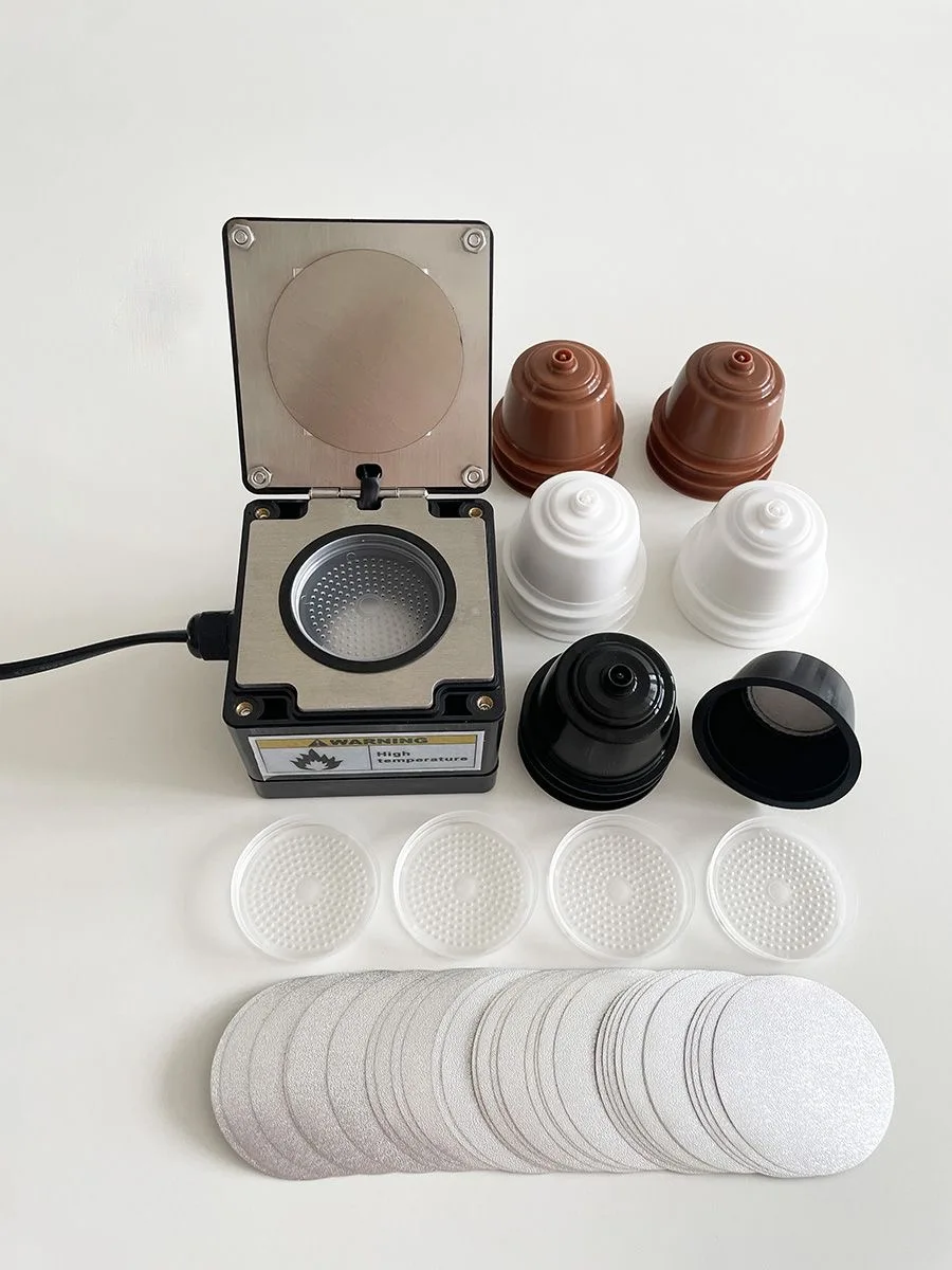 Electric DIY Coffee Capsule Sealing Machine For Nespresso Dolce Gusto Only 1