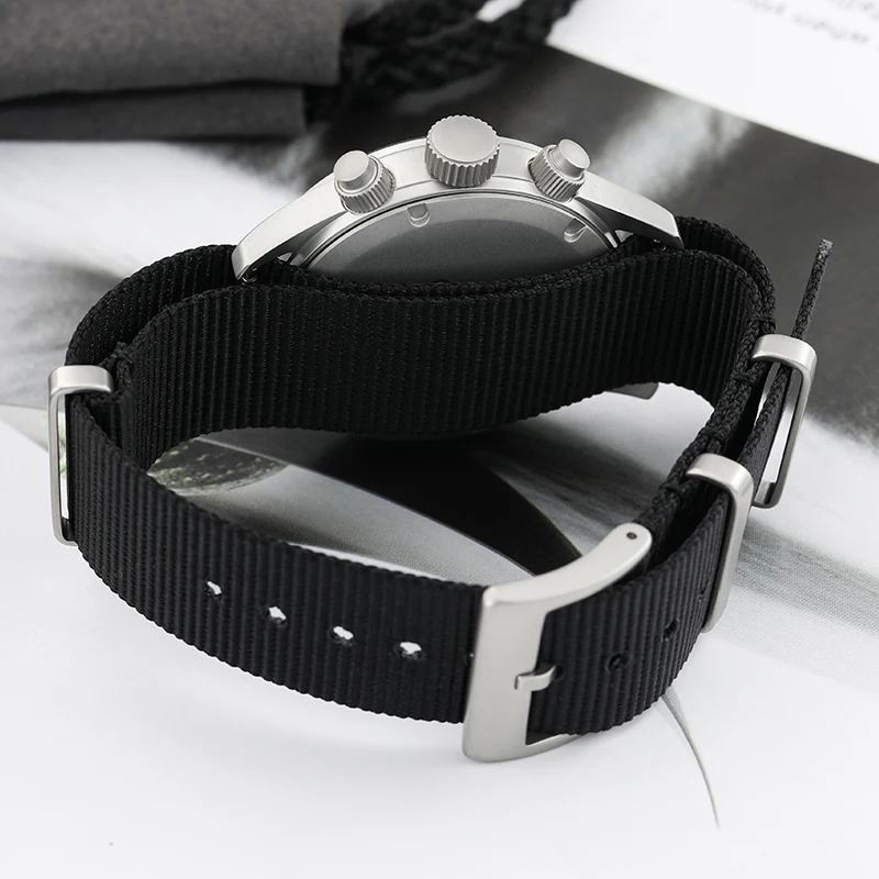Militado Watch For Man Quartz Chronograph VK61 Chronograph 100M Water Resistant Military Style Vintage Watches BGW9 Luminous
