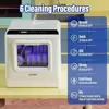 Compact Countertop Dishwasher 5L Tank 6 Cleaning Programs Double Spray Arm Design 3in1 Dishwasher Dryer Cabinet  Mini Dishwasher 2