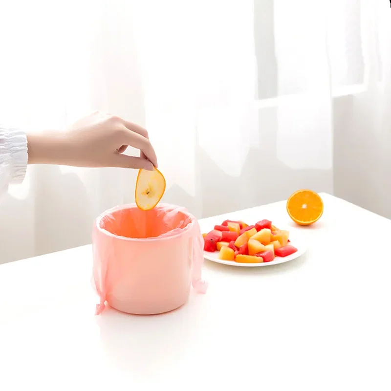Car trash can trash bags garbage bags 20Pcs/Roll mini vest style for bedroom office desktop car kitchen bathroom