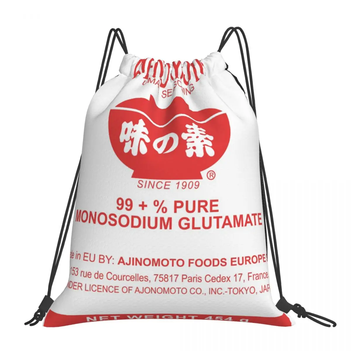 Monosodium Glutamate Msg Drawstring Bags Backpacks Travel Sports Bags