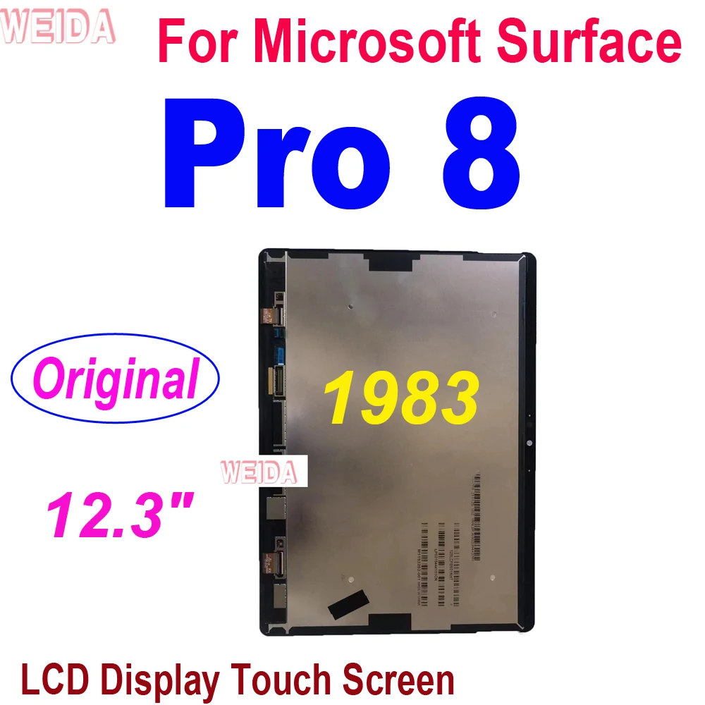 Lcd Originale Da 12.3 "Per Microsoft Surface Pro 8 Display Lcd Touch Screen Digitizer Assembly Per Schermo Lcd Surface Pro 8 Pro8