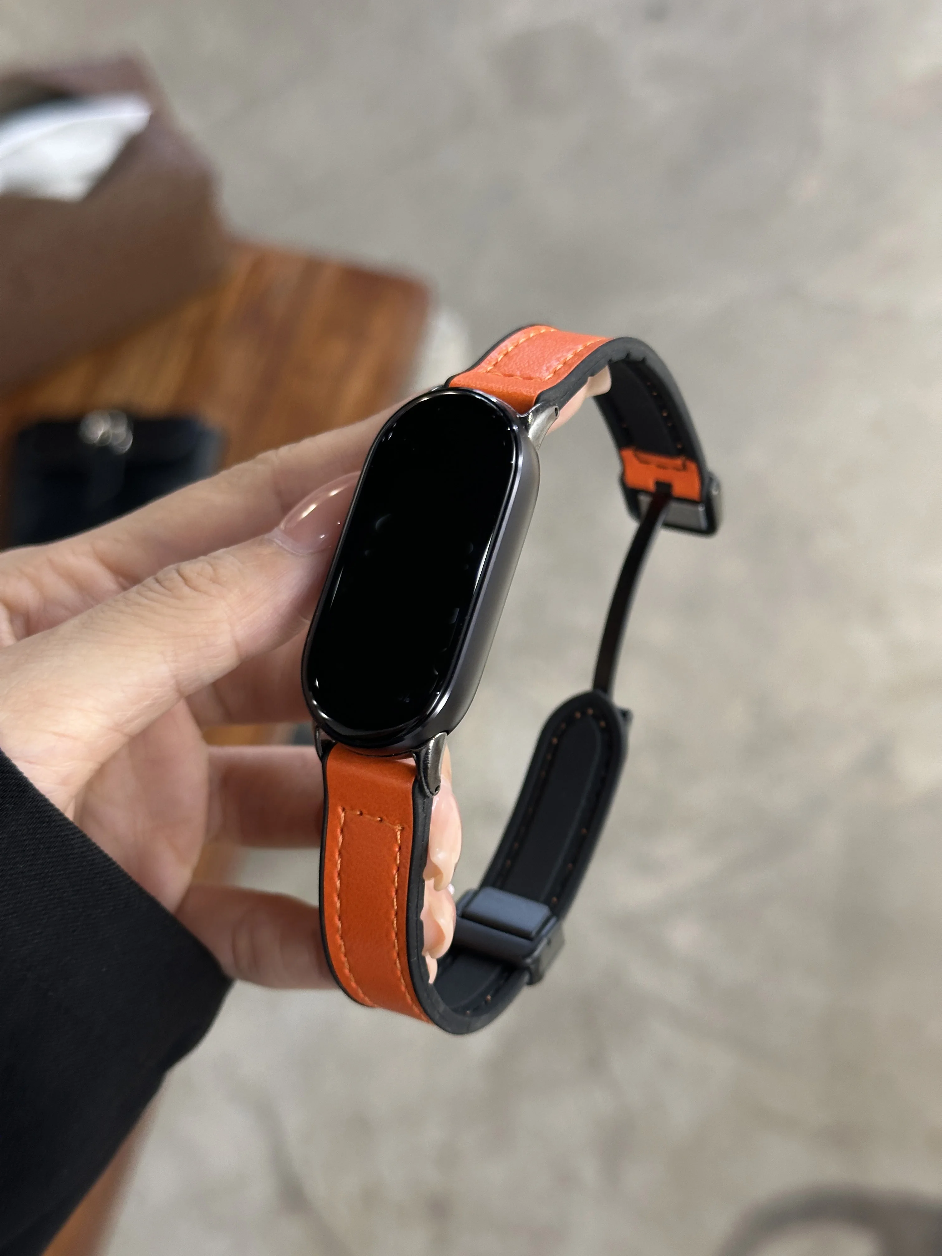 Magnetic Leather Strap Wristband Accessory Bracelet