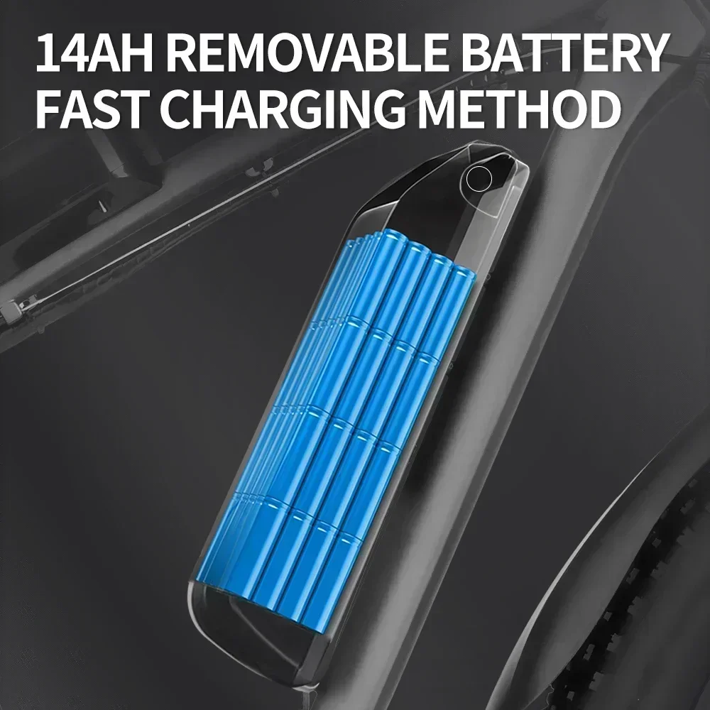 Electric Bike 1000W Motor 48V14AH 26*4.0 Inch Fat Tire E26 All-terrain Bike Off-road Battery E Disc Brake Electric Bicycle