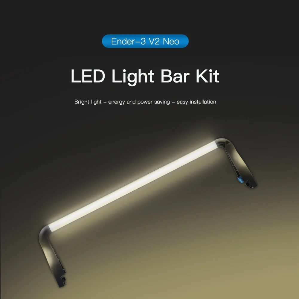 Creality-neo Led Light Bar Kit Peça de Impressora 3d Ender3 v2 Atualizado Luz Brilhante 24v 5w L290 mm Ender-3v2 Ender-3pro - Imagem 3