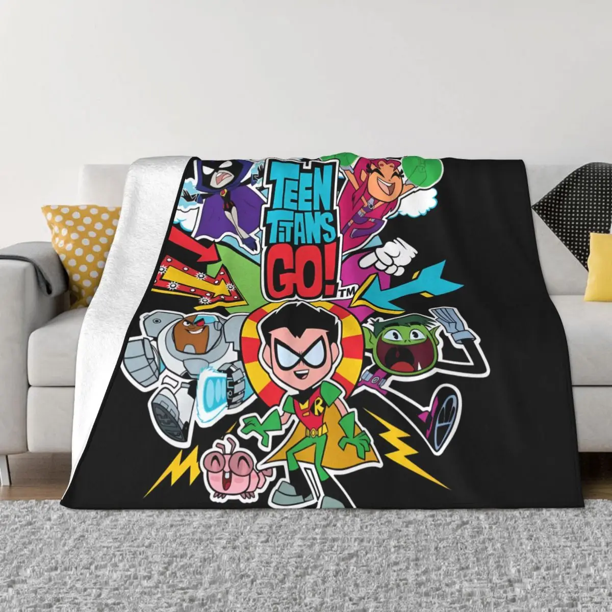 Teen Titans Go Coperta Copriletto Sul Letto Ragazza Per Letto