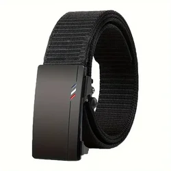 Men's Outdoor Leisure Sports Belt with Quick Release Automatic Buckle - 120cm (WY LBH)
