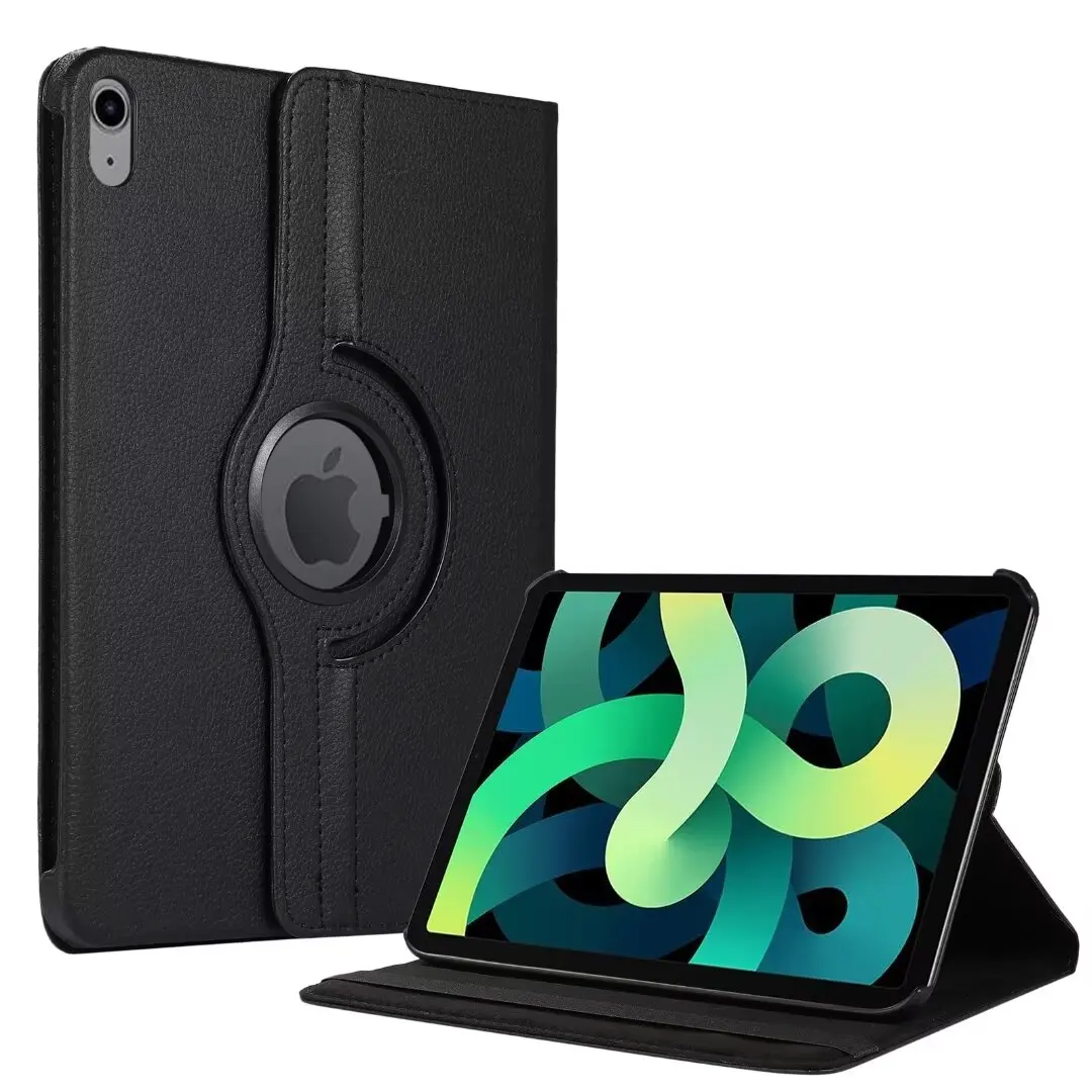 thumbnail image 1 of Funda de cuero PU para iPad Air 5, 4, 3, 2, 9,7, funda para tableta con soporte inteligente giratorio de 360 grados y encendido automático y visualización multiángulo, 1 of 4