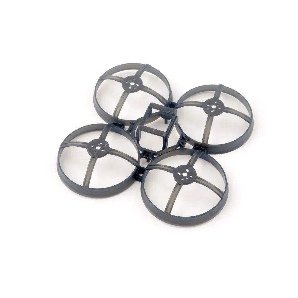 Cadre Mobula8 85mm assemblé avec moteurs et hélices, prêt pour le montage du drone FPV micro whoop
