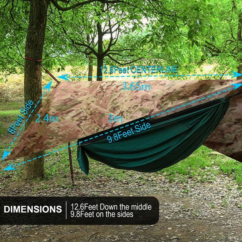 3x3m Camping Tarp 2