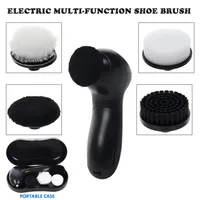 High Quality Portable 3-In-1 Electric Shoe Brush Sofa Car Seat Leather Shoes Cleaning And Maintenance Shine For Travel 1