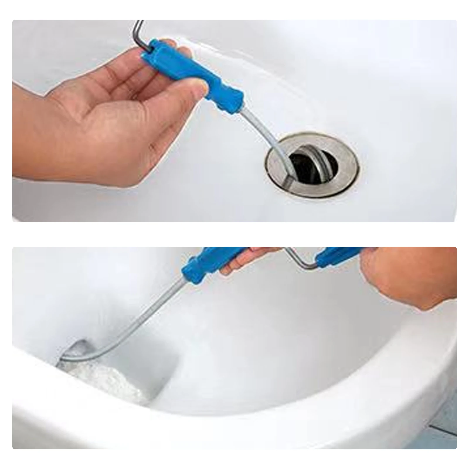 Drain Snake Cleaner Drain Auger Flexible Metal Spring Sink Dredge Auger  Plumbing Snake Clog Remover Ultra-long Sewer Dredge - AliExpress