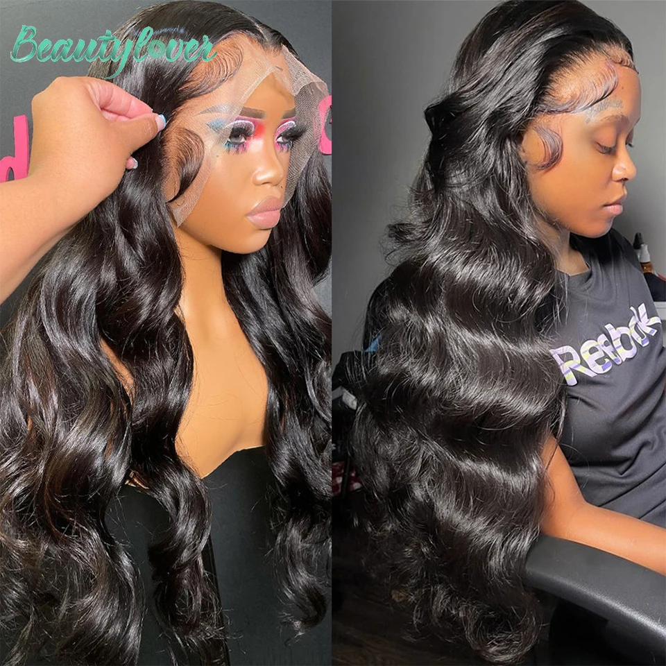 

Body Wave 13x6 HD Lace Frontal Wig Transparent 360 Lace Wig Human Hair Pre Plucked 13x4 Lace Frontal Wig Brazilian Hair Wigs