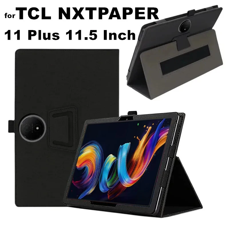 Custodia per TCL Nxtpaper 11 Plus 11.5 Pollici, Cover Tablet TCL Nxtpaper 11 Plus, Copertura Protettiva Pieghevole con Supporto per Matita e Cinturino da Polso, Protezione Completa. (Rosso