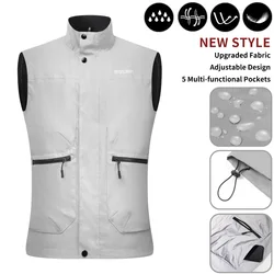 Men's Fully Reflective Lightweight Hooded Windbreaker Jacket - EU 3XL (ASIA 4XL) (BD260 Upgraded Vest)