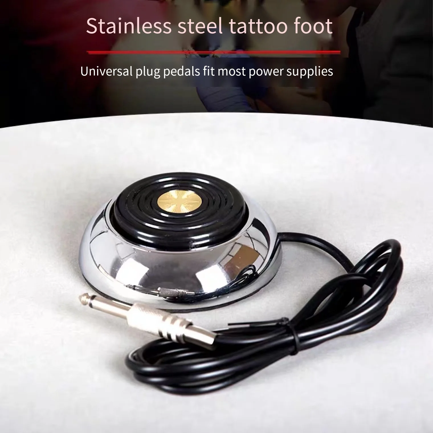 360° Tattoo Foot Pedal Multi-Angle Weighted Tattoo Machine Power Supply Pedal Switch Tattoo Equipment Voltage Regulator Makeup mooer ge100 guitar multi effects processor effect pedal