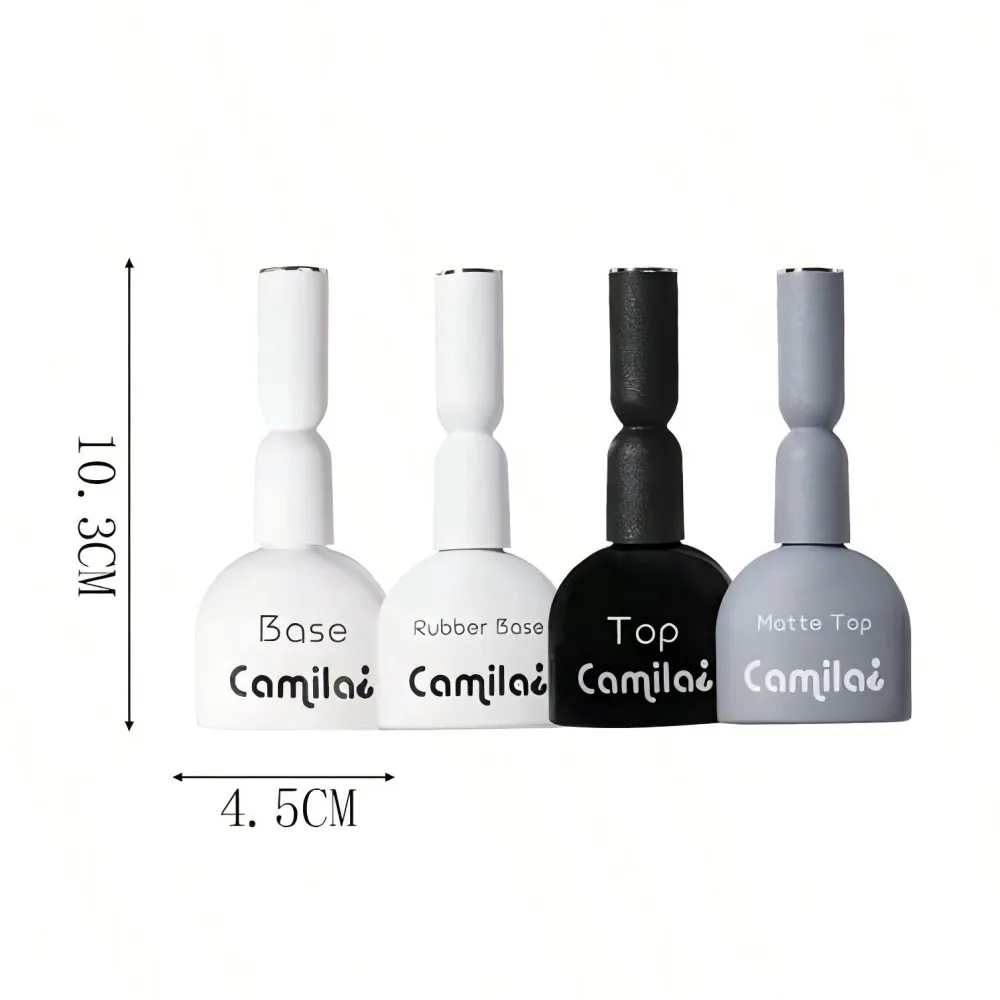 High quality Camila 16ml 14g 6pcs/box top coat base coat matte top rubber base uv gel nail polish for women gifts 3