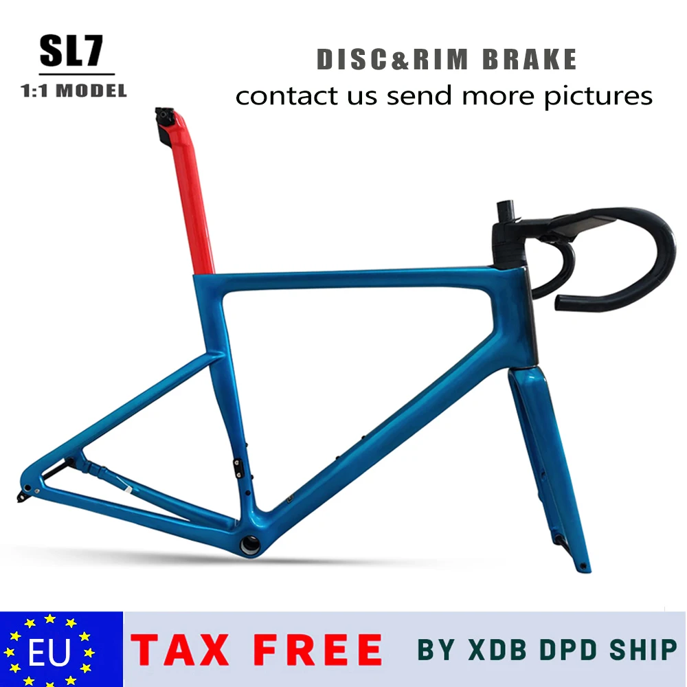 2023 New Sl7 Carbon Road Bike Frame Light Weight Cycling Aerolight
