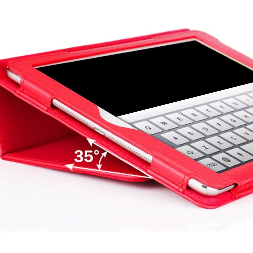 Capa Dobrável para Ipad Capa Ipad A1395 A1396 A1397 A1416 A1430 A1403 A1458 A1459 A1460 Couro pu Funda para Ipad Mini Capa - Imagem 3