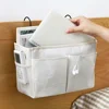 Bedside Hanging Pocket Storage Bag Bedroom Magazine Storage Pouch Diaper Caddy Toy Holder Baby Tissue Box Home Organizer 1