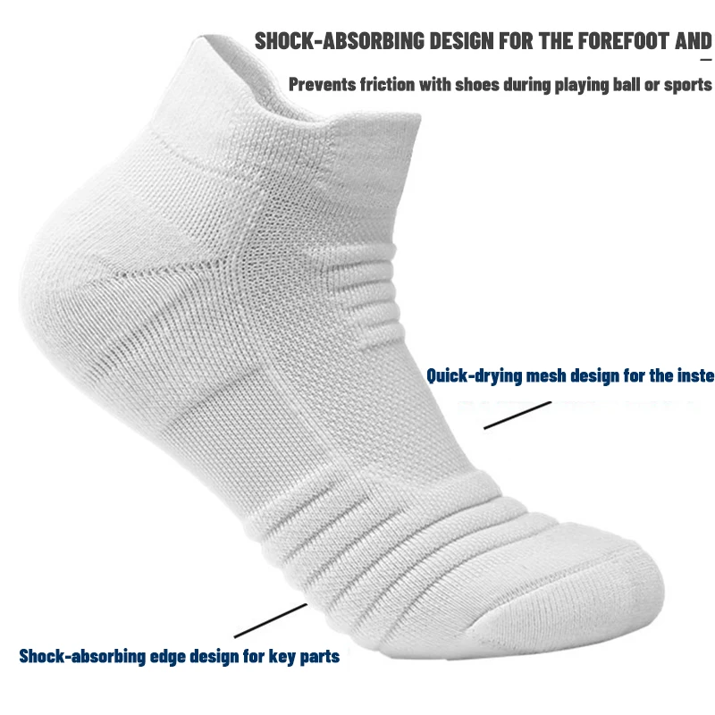 Unisex Anti-Blister Moisture Wicking Compression Socks