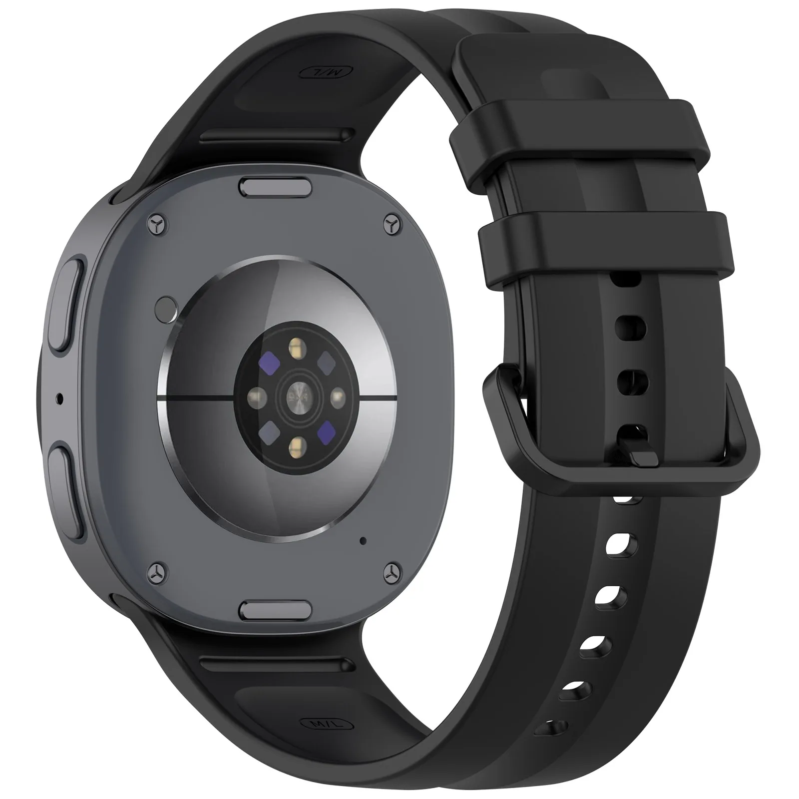 Silicone Replacement Watch Band - Adjustable Sports Strap
