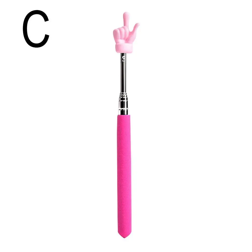 Colorful Telescopic Teachers Pointer Stick, Extendable Classroom Pointer & Finger Pointer Stick For Effective Coach Presentation