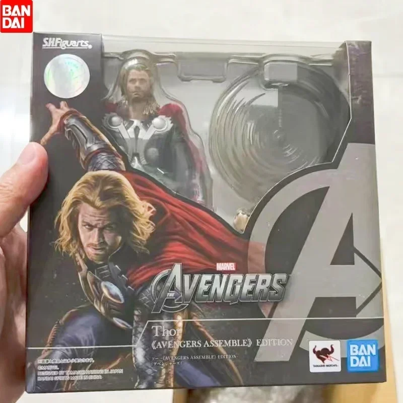 

Bandai Shf Marvel Avengers Alliance Episode 1 Collection Version Thor Joint Mobile Doll Collectible Model Toy Birthday Gift