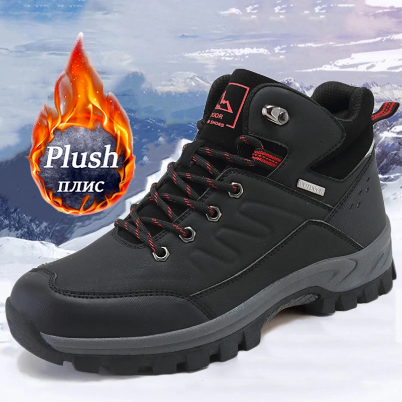 Waterproof Winter Shoes Men Winter Work Shoes Waterproof Brand