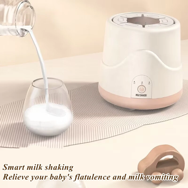 Automatic Baby Milk Bottle Shaker USB Rechargeable Electric Bottle Feeding Shake Machine Milk Powder Blender For Outdoor Travel