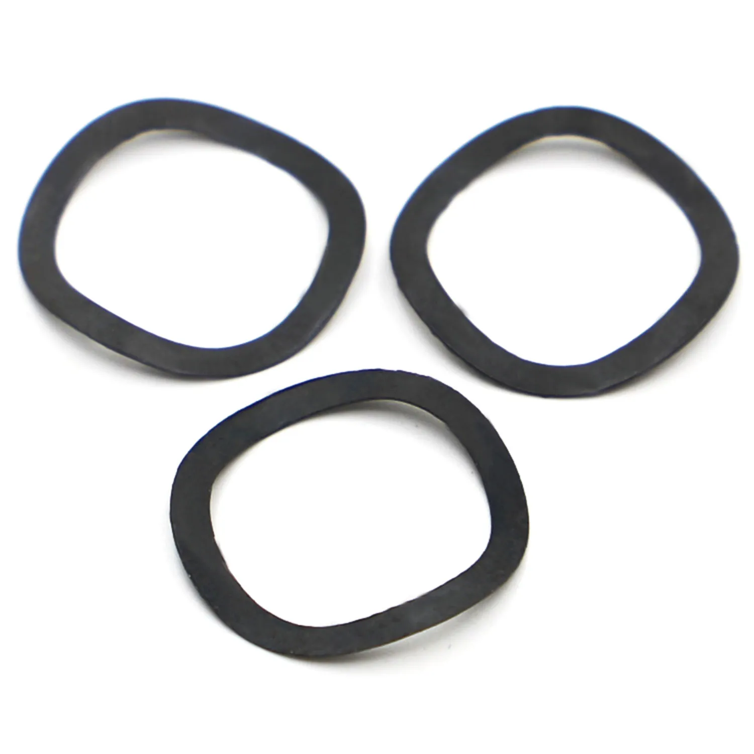 BlackCarbonSteelThreeWaveWashersSpringWasherM3M4M5M6M8M10