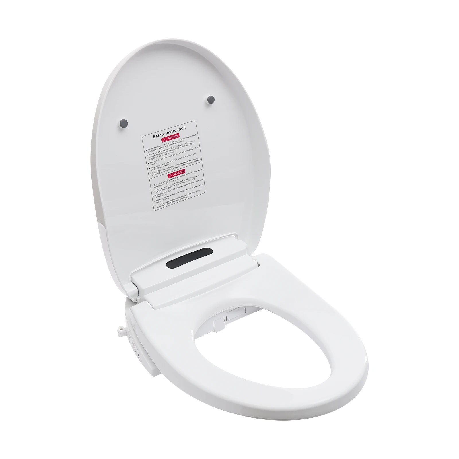 Intelligent Toilet Cover Seat Adjustable Seat Heating Function IPX4 Waterproof For Bathrooms, Toilets