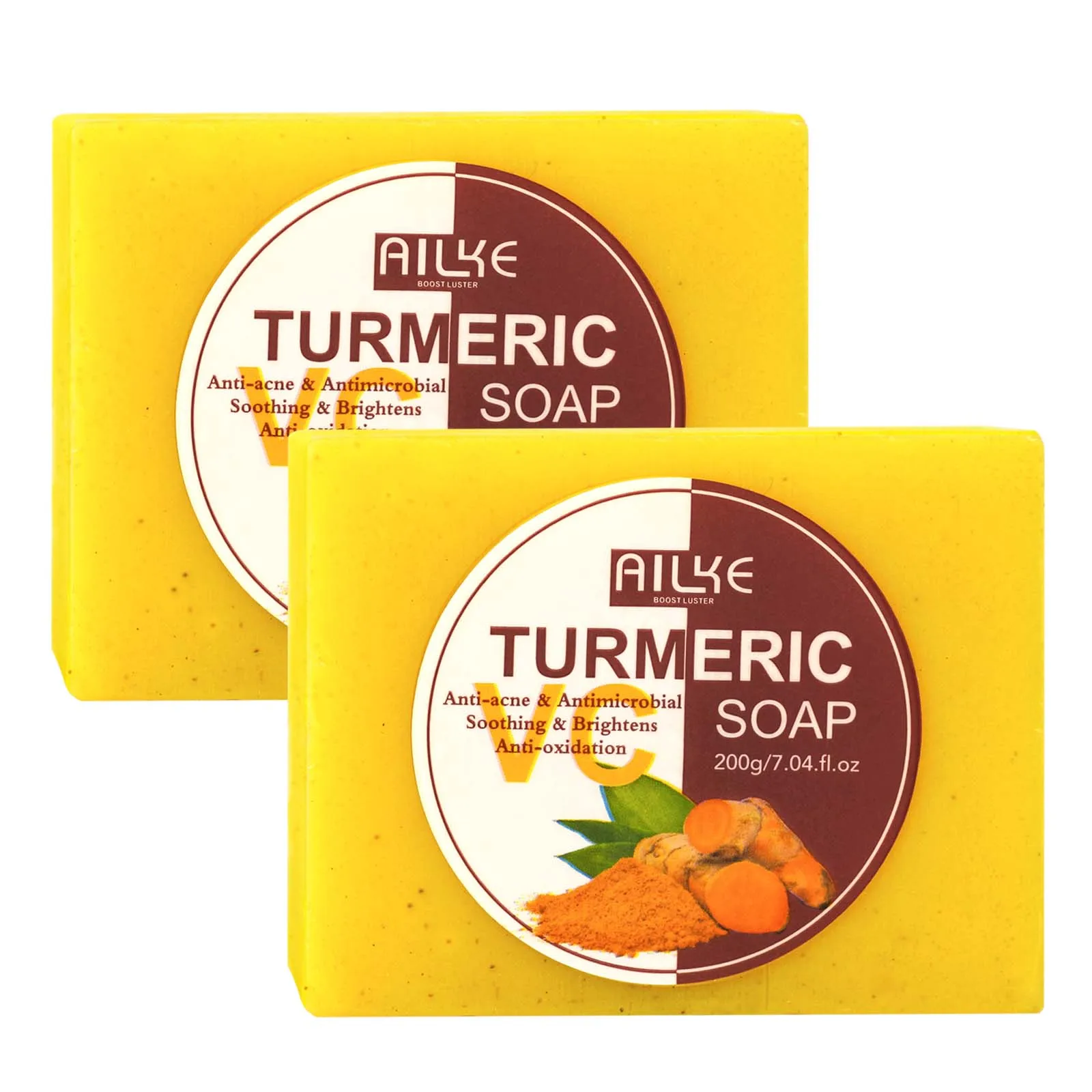 AILKE Radiant Glow Organic Skin Care Set with Turmeric & Vitamin C