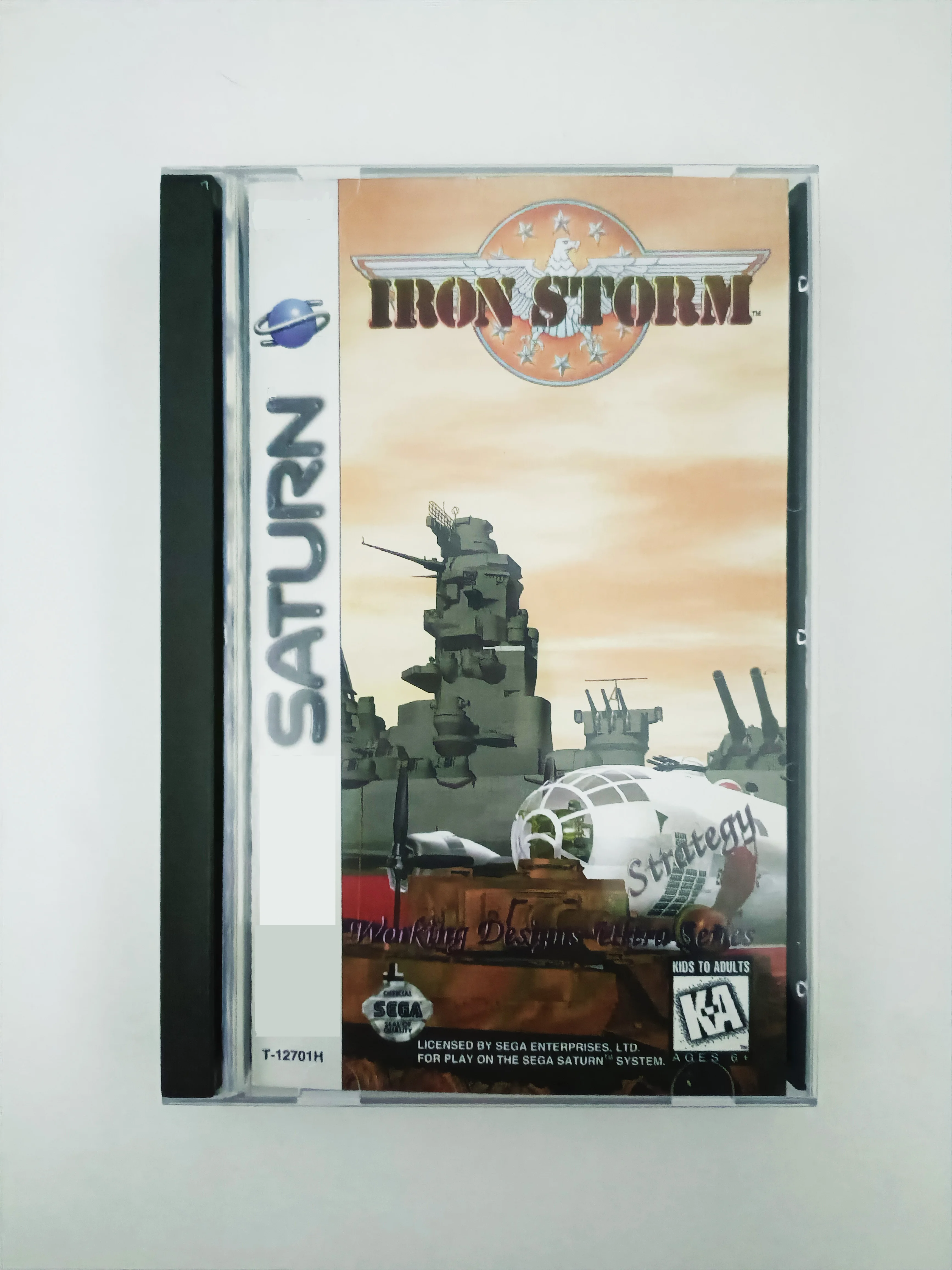 

Saturn Copy Disc Game Iron Storm With Manual Unlock SS Console Game Optical Drive Retro Video Direct Reading Game