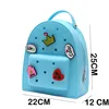 Summer Silicone Backpacks Candy Color Waterproof PVC School Bags Silicone Women Shoulder Bags Girls Backpack 3