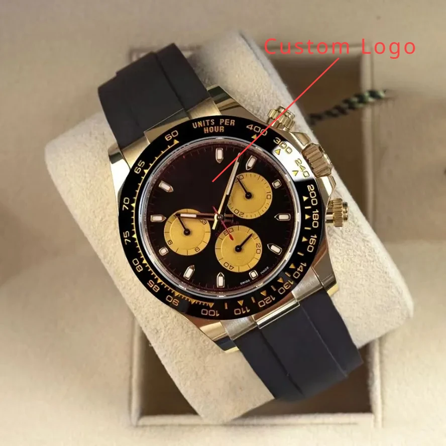 

Роскошные мужские часы с керамическим кольцом, 6-контактный дизайн, автоматический механизм, нержавеющая сталь, повседневные модные водонепроницаемые механические мужские часы