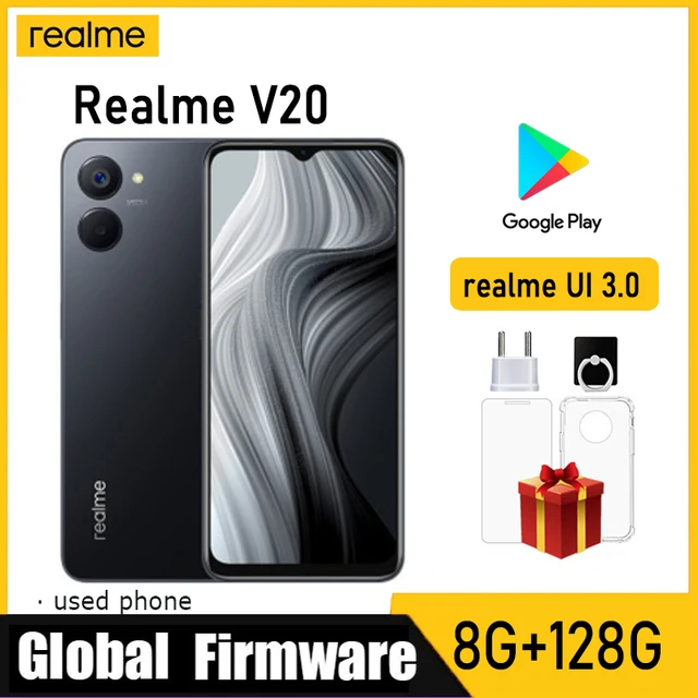 OPPO realme V20 5G firmware mondial pouces double SIM 8GB 128GB realme UI 3.0 caméra principale 13MP téléphone utilisé 1