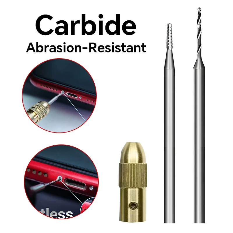 2UUL SD90 Professional Damaged Screw Extractor Kit for Removing Stripped Broken Screws Phone Laptop Repair Tool Set