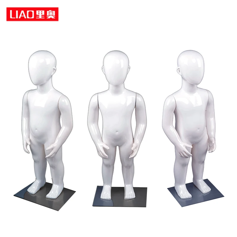 MOQ 용 에그 헤드 마네킹, 의류 전시, 유니섹스 어린이 마네킹, 어린이 더미, 2 개
