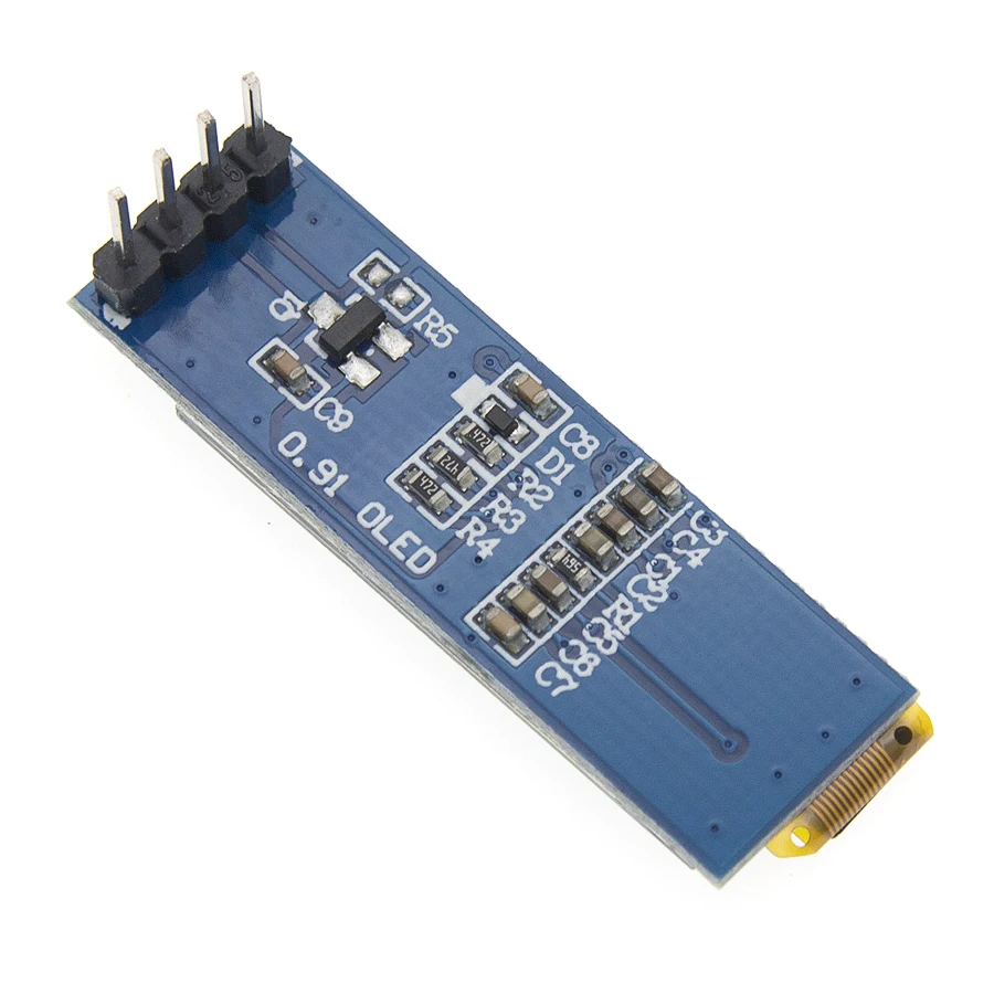 0.91 Inch OLED Module display module lcd display module oled display module led display 0.91" White Blue 128X32 LCD LED Display 0.91" IIC Communicate for Arduino